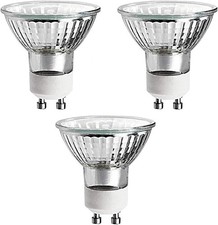 25W GU10 Halogen Bulb 3Pack Candle Warmer Wax Melt Burner Replacement Warm White