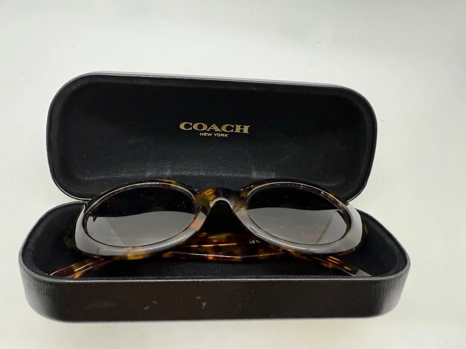 Очки солнцезащитные Laura Biagiotti LB720/S 02Y черепаховые золотистые 51-22 145, Coach жесткая подкладка - Изображение 2 из 4