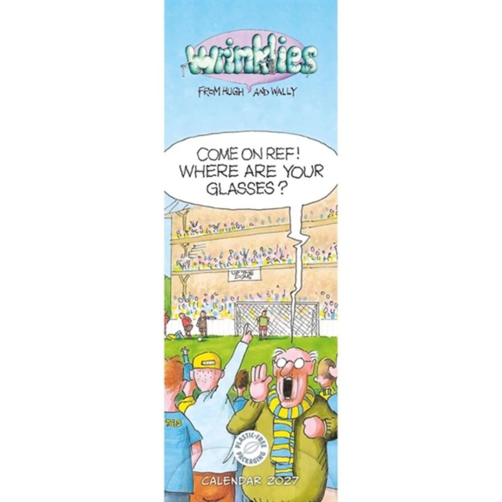 Wrinklies 2027 Slim Month To View Wall Calendar