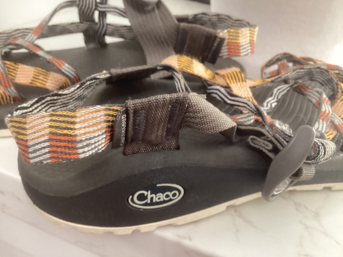 Chaco Z Cloud X2 Strappy Sandals Women’s 9 Orange remix View 6