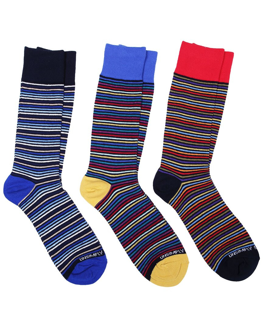 Непрост сшитый Комплект из 3-х мужских носков Crew