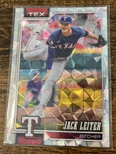 Jack Leiter 2026 Topps Series One Diamante Foil #208 Texas Rangers 