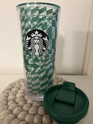 Starbucks Thermobecher Tumbler Grün Kariert Neu