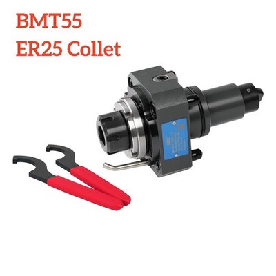 BMT55-0°-ER25 Driven Tool Holder CNC Power Lathe Tool for Turn-Mill Machines