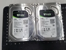 Lot of 8 Seagate EXOS 7E2 ST2000NM0008 Hard Drives