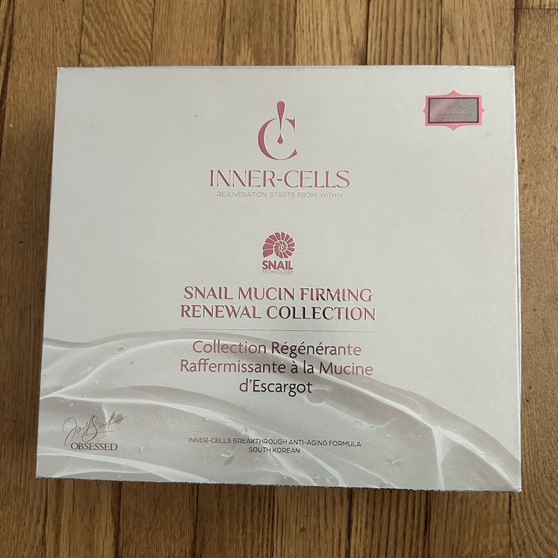 INNER-CELLS Snail Mucin Firming Renewal Set Cleanser Serum Moisturizer