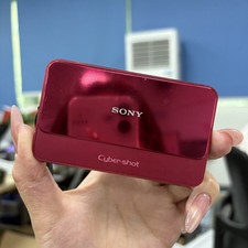 Sony Cyber Shot DSC-T110 Digital Camera 16.1MP 4x Optical Zoom Touch Screen RED