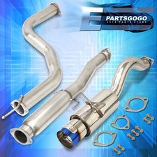 For 92-95 Honda Civic Eg 3dr Jdm 2.5 - 3 Catback Exhaust 4.5 Burn Tip Godsnow