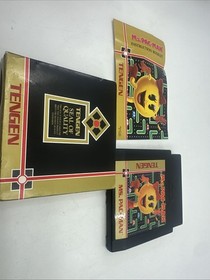 Ms. Pac-Man - Nintendo NES Tengen - Authentic Game Cartridge + Manual & Sleeve