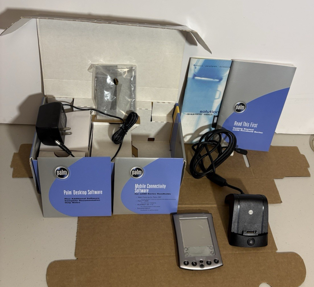 Palm Pilot M500 Portable Hand Held Device NOS Bad Battery