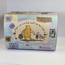 Disney Rare Classic Pooh Cardboard Winnie the Pooh Cardboard Jewelry Chest Box