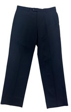 Brooks Brothers 38x32 Midnight Navy Blue Madison 1818 Pants Trousers Wool