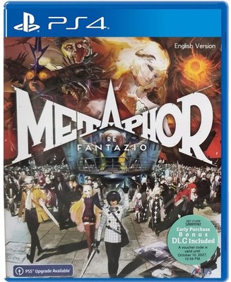 Metaphor ReFantazio PlayStation 4 PS4