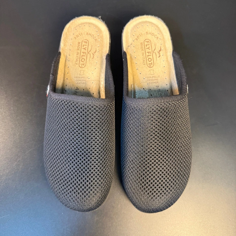 Zuecos antichoque Fly Flot malla toboganes cómodos hechos en Italia EU 39 Foto 3 de 4