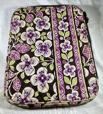Vera Bradley Plum Petals Quilted Floral Tablet Case eReader Soft Shell