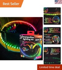 Backyard Trampoline LED Lights - Color Changing Motion Activate for Kids ages 3 