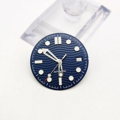 #ad 31.1mm Luminous Blue Ocean Waves Watch Dial Hands for N35 $29.99