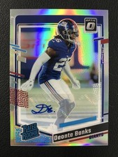 2023 Donruss Optic #278 Deonte Banks Rated Rookies Autograph Holo /150