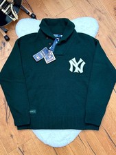 Polo Ralph Lauren x New York NY Yankees Green Cooperstown Pullover Sweater XL