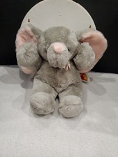 1987 Dakin Bubbles Elephant Stuffed Animal 12"