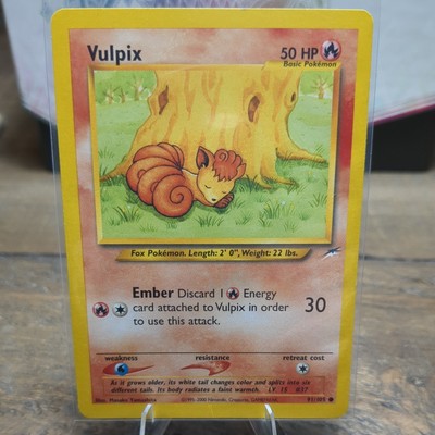 Vulpix 91/105 Neo Destiny Regular Pokemon Excellent Condition