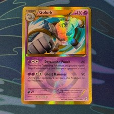 Pokemon Golurk Secret Rare Shiny BW Boundaries Crossed 150/149 LP English Card