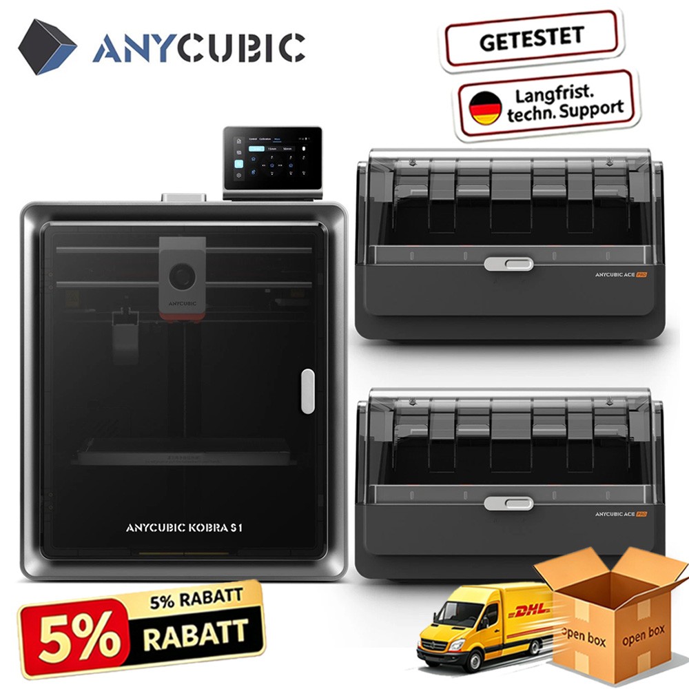 Stampante 3D ANYCUBIC Kobra S1 ACE 2 Pro Combo Open-Box