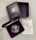 1993 P American Silver Eagle Proof 1 oz Bullion Coin + OGP COA
