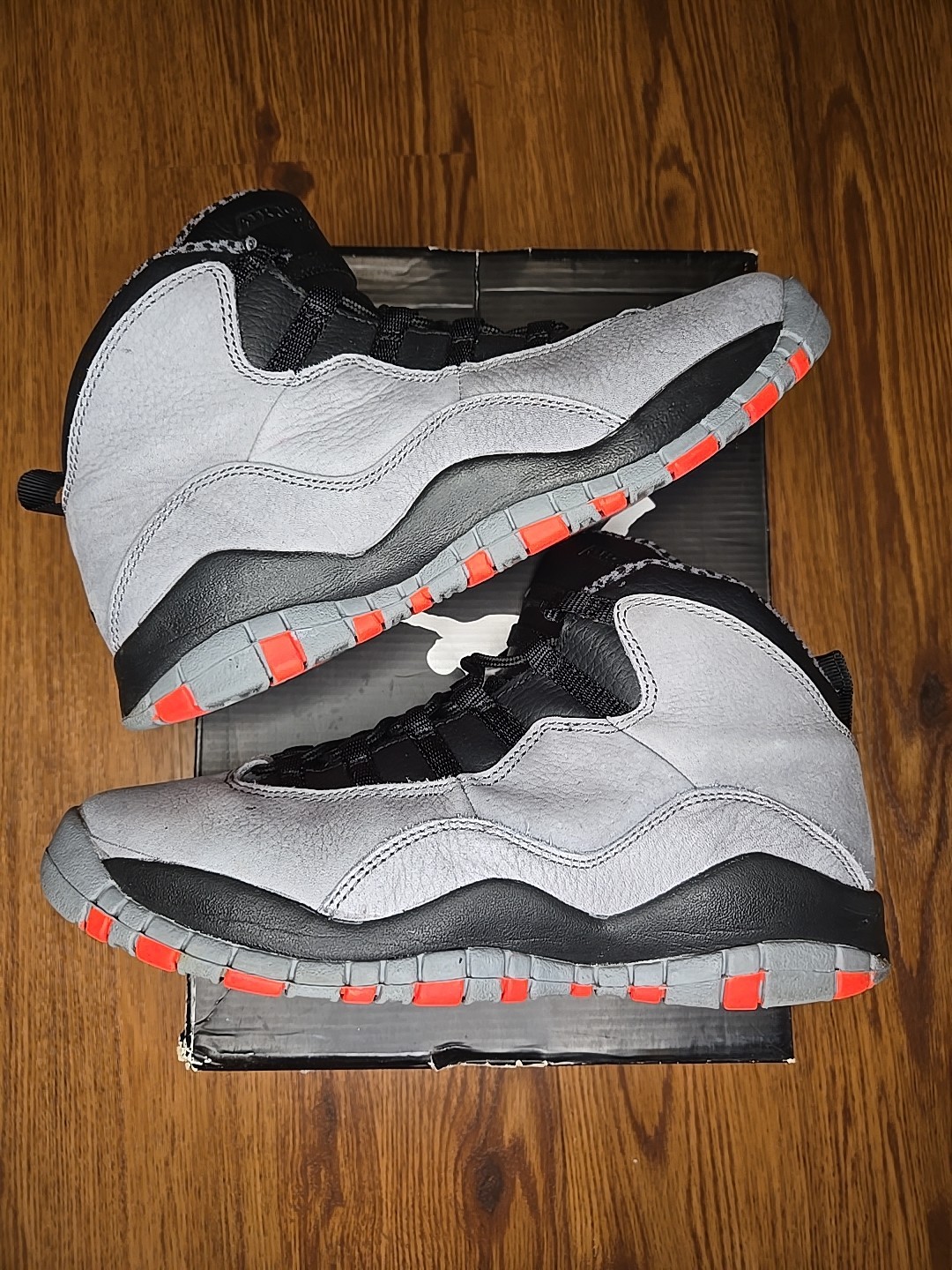 Size 7Y - Air Jordan 10 Retro Cool Grey GS OG Box 2014 Lightly Used No Separatin