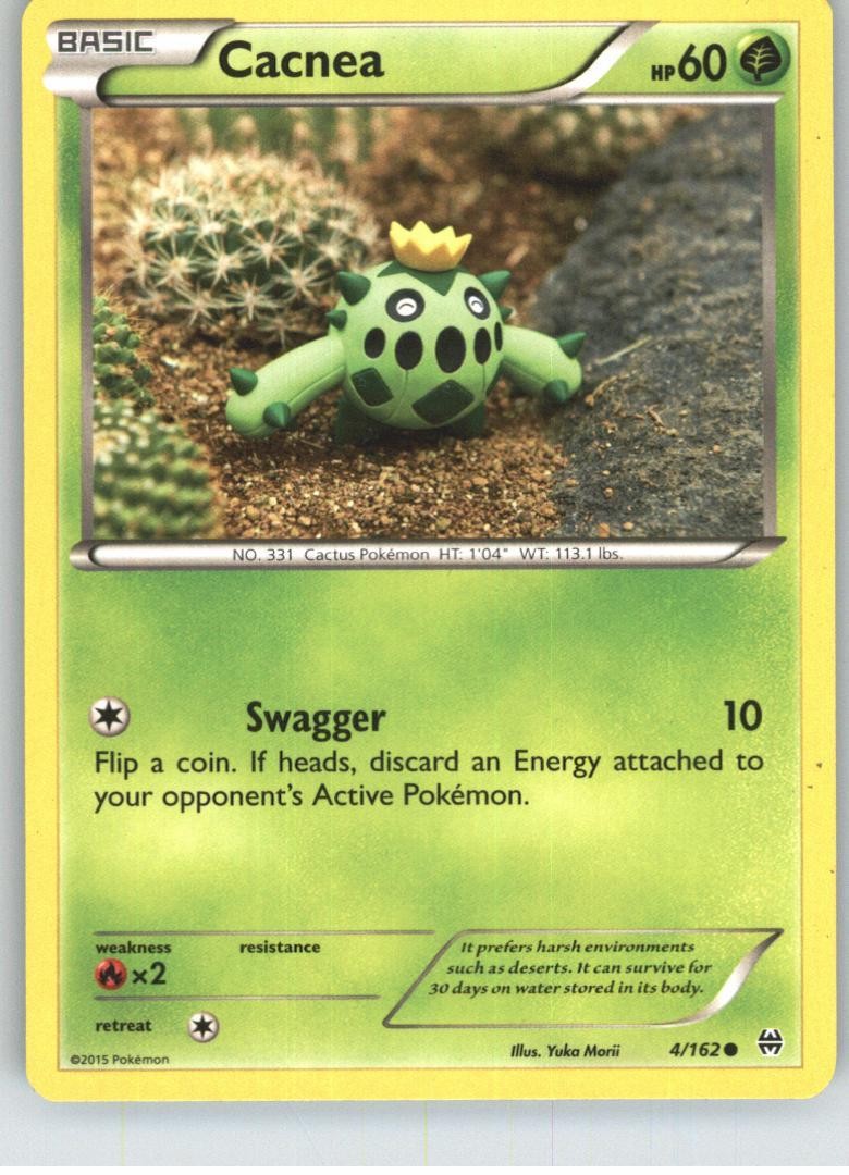 Cacnea 4/162 Common BREAKthrough Pokemon Near Mint