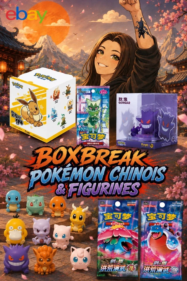 POKÉMON FIGURINES + BOXBREAK CHINOIS