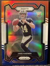 JAKE HAENER 2023 Panini Prizm Red White Blue Prizm Rookie RC #374 NO Saints 🏈