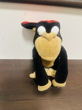 1999 Idea Factory "No Brainer" plush monkey from the Meanies Series 3 line