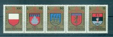Saint-Marin 1974 - Y & T  n. 876/80 - Armoiries (Michel n. 1070/74)
