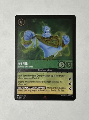 Genie - Powers Unleashed 76/204 The First Chapter Cold Foil