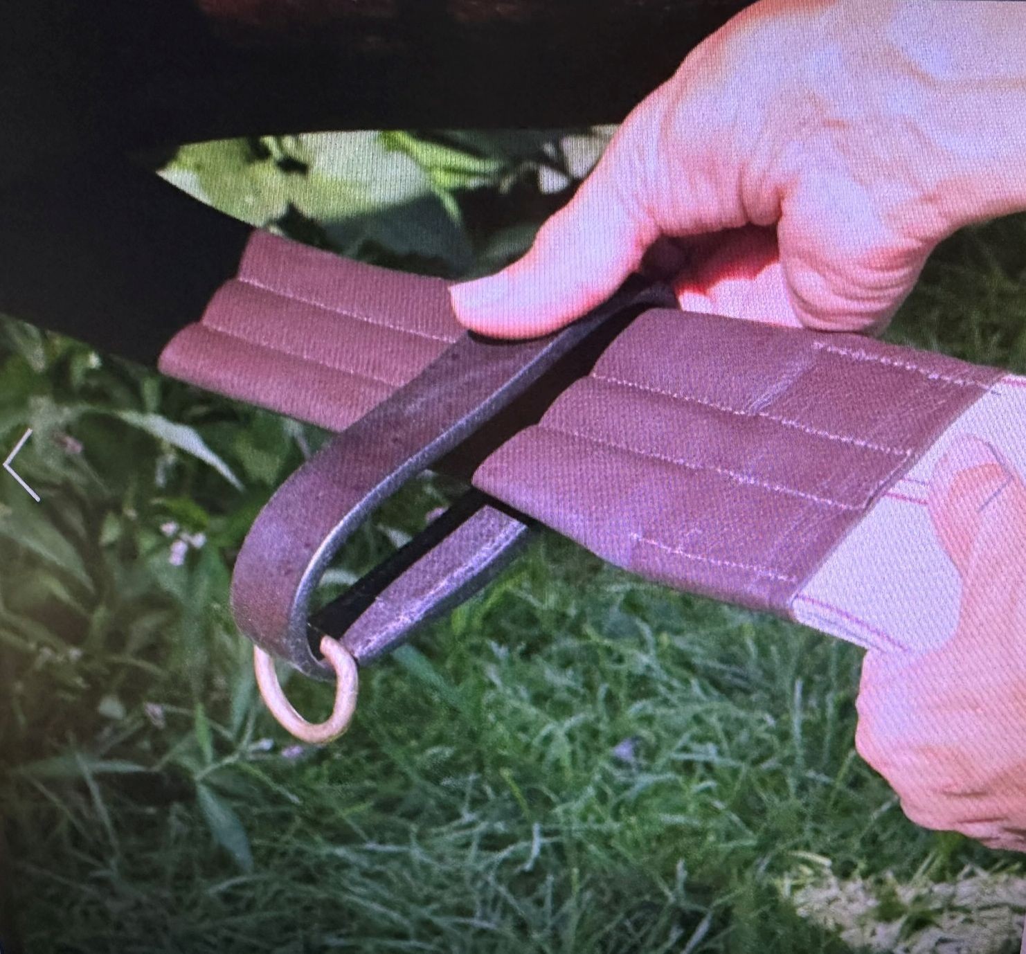 Billy Royal Detachable Leather Girth Ring Loop Training Aids Havana Brown NEW