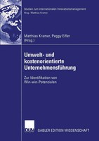 Umwelt- Und Kostenorientierte UnternehmensfüHrung Matthias Kramer (U. A.) Buch