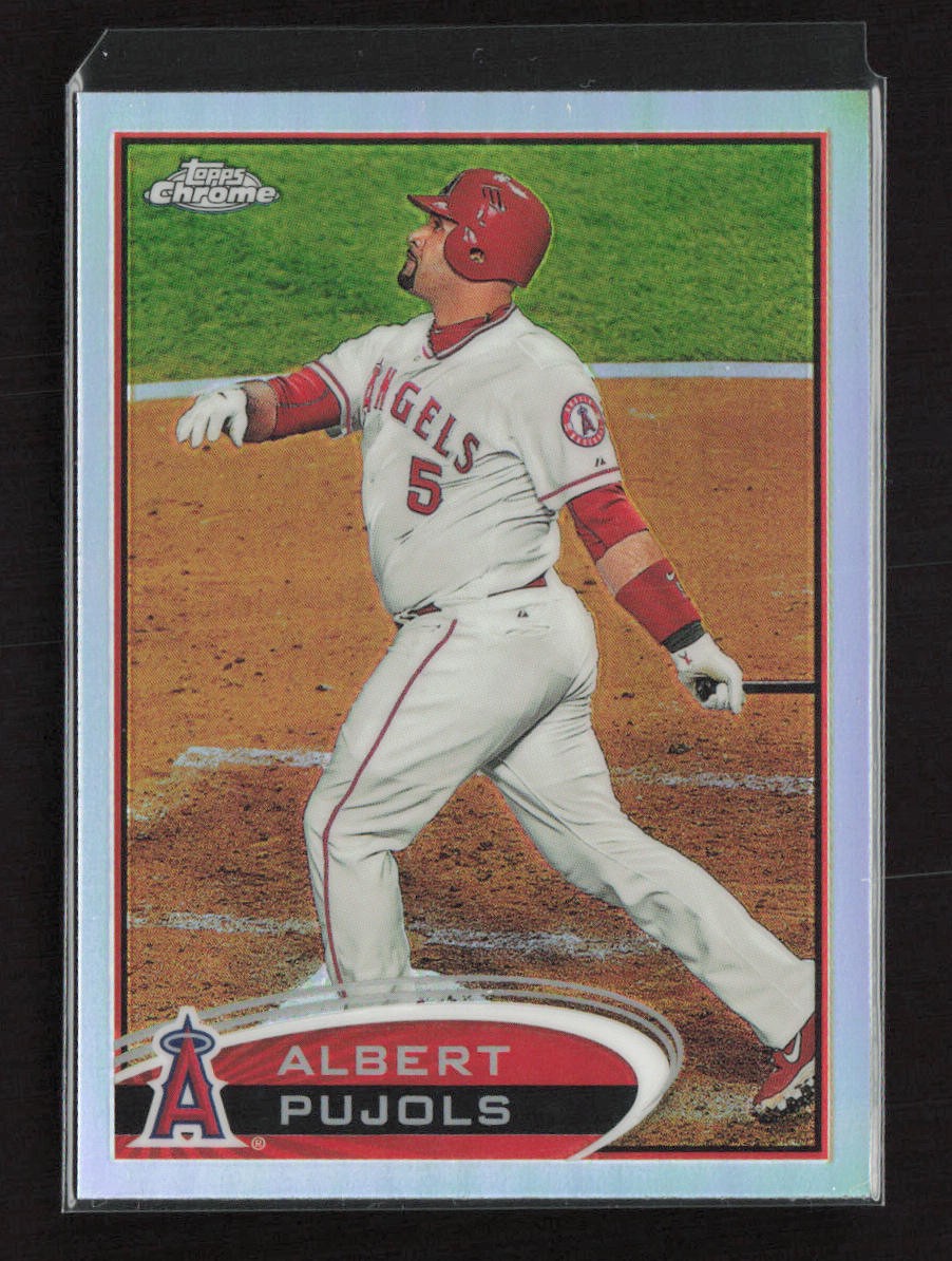 2012 Topps Chrome Refractors #80 Albert Pujols Los Angeles Angels