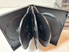 1 8-DVD Box Eight Multi Set Replacement Thick Chubby Disc Case