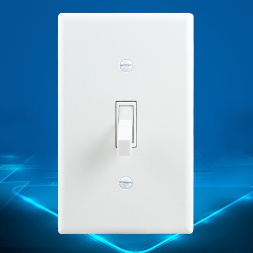 4PCS Interruttore Pannello Meccanico Casa Luce LED Parete con Viti (Bianco) - Foto 3 di 11