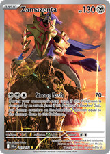 Pokemon Zamazenta 201/182 Destined Rivals Illustration Rare NM