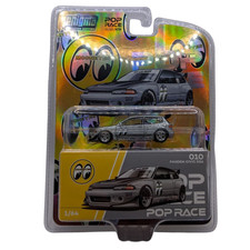 Pop Race 1:64 Pandem Civic EG6 Mooneyes Enigma Exclusive Chase - [Dented Card]