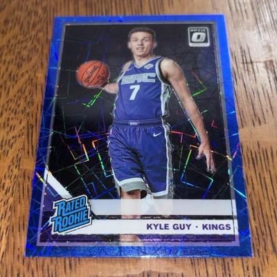 Kyle Guy Donruss Optic 2019-20 RC Rated Rookie Blue Velocity Prizm Sacramento 
