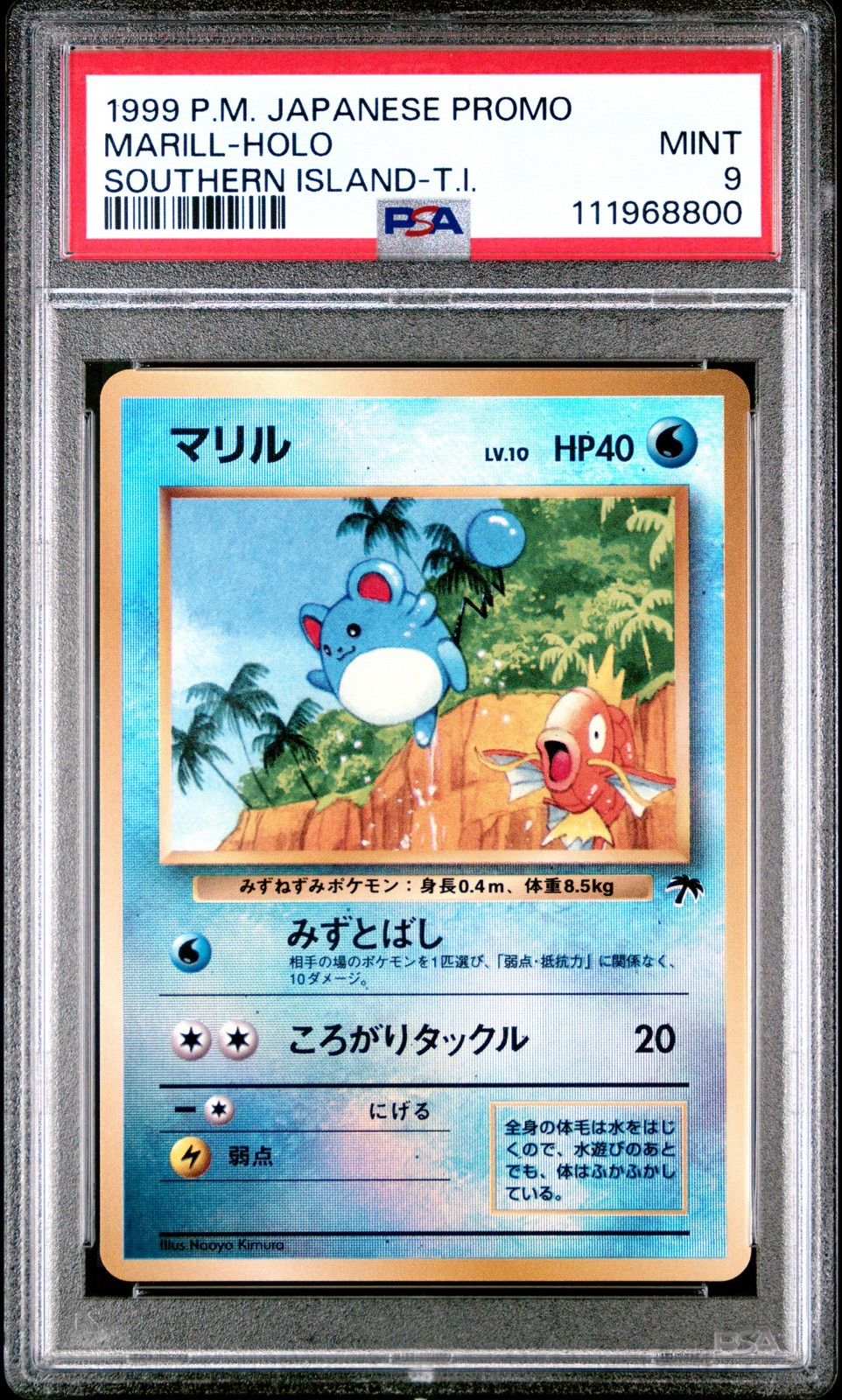 Marill 1999 Japanese Southern Islands Reverse Holo Price Guide