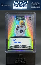 2023 Panini Select Draft Picks YS-MGA Mekhi Garner Youth Explsn. Sig. Silver LSU