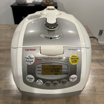 cuckoo FHR0610FD 炊飯器 Cuckoo CRP-FA0610F Korean Rice Cooker, Pressure Cooker | eBay