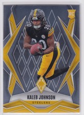 2025 Panini Phoenix Panini Phoenix Kaleb Johnson RC Pittsburgh Steelers #182