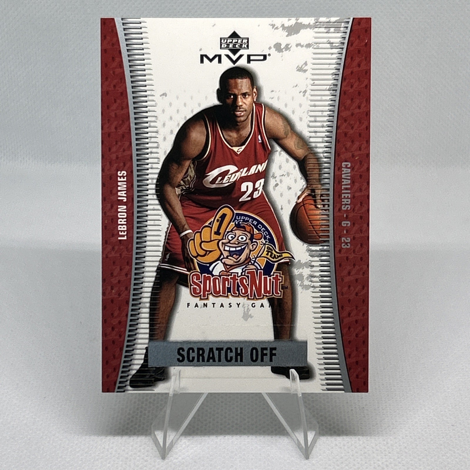 Lebron James Rookie Card RC 2003-04 Upper Deck MVP SportsNut #SN90 NM - Mint