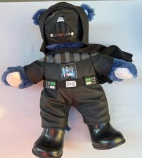 Build A Bear BAB Star Wars Darth Vader Plush 18" w/ Cape  Mask Retired EUC