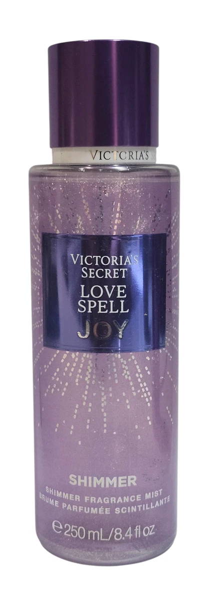 NEW VICTORIA'S SECRET LOVE SPELL JOY SHIMMER BODY MIST SPRAY, 8.4